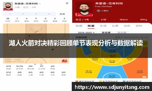湖人火箭对决精彩回顾单节表现分析与数据解读